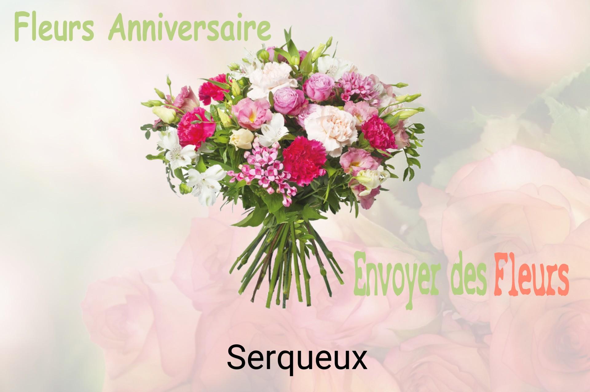 Bouquet de fleurs d’anniversaire livré à Serqueux